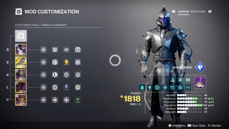 Destiny Stasis Warlock Pve Mods Stats Deltia S Gaming