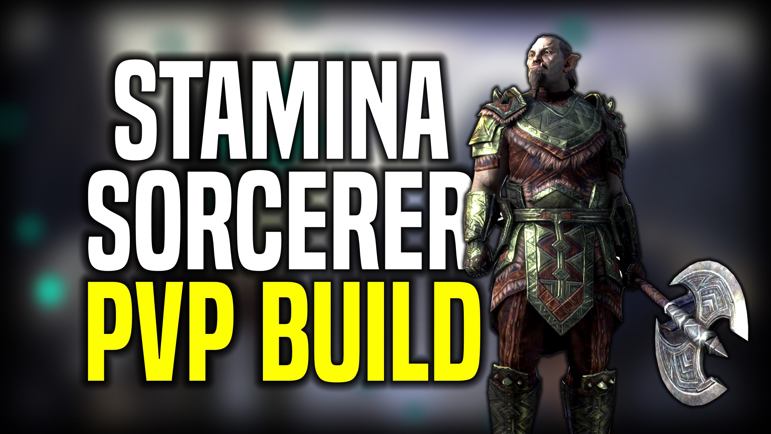 ESO Stamina Sorcerer PvP Build Deltia's Gaming