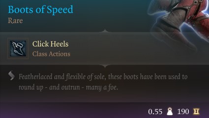 BG3 Boots of Speed