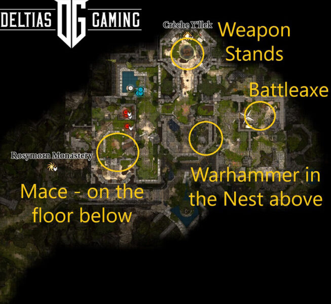 Ceremonial Weapons And Dawnmaster's Crest Puzzle Map Locations - Bg3 