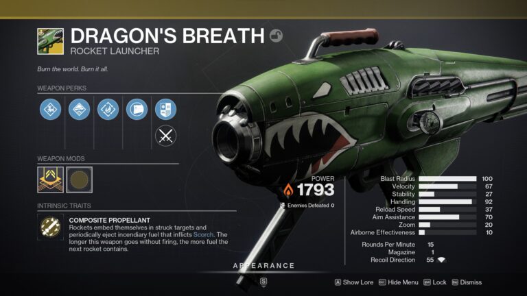 How to Get Dragon’s Breath Exotic Rocket Launcher and Catalyst - D2