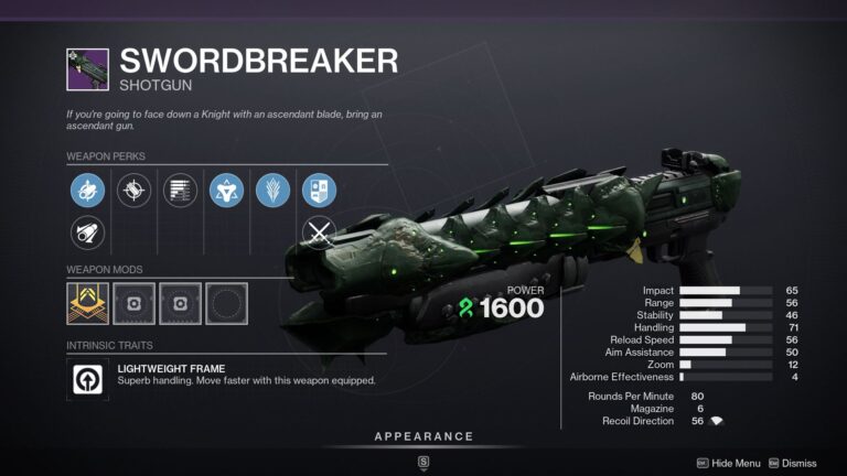 Destiny 2 Swordbreaker