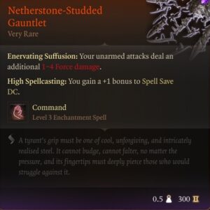 Netherstone-Studded Gauntlet - Baldur's Gate 3 - BG3