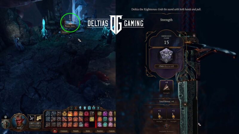 Baldur's Gate 3 Phalar Aluve Location and Strength Check