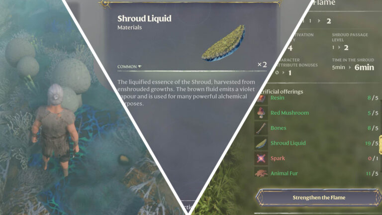 How to Get Shroud Liquid Resource in Enshrouded