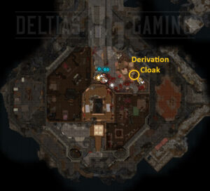 Derivation Cloak Map Location in Baldur's Gate 3 - BG3